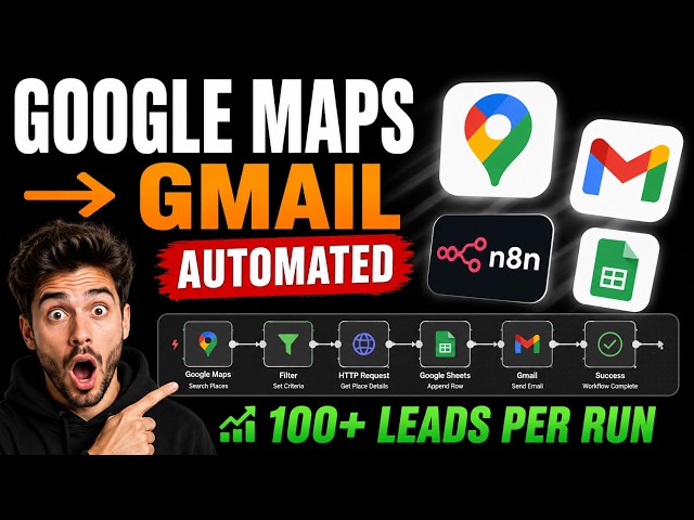 How I Scrape 1,000s of Leads for FREE (Google Maps + n8n)
