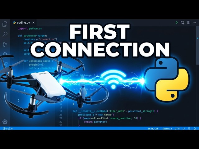 DJI Tello Python Tutorial #1: Connect Your Drone