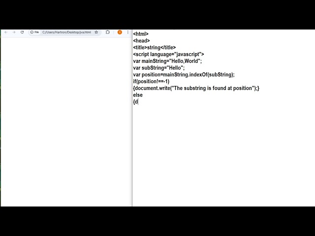 JAVASCRIPT (STRING) Program basic to advance #newvideo #trendingvideo #notepad #htmlcoding 