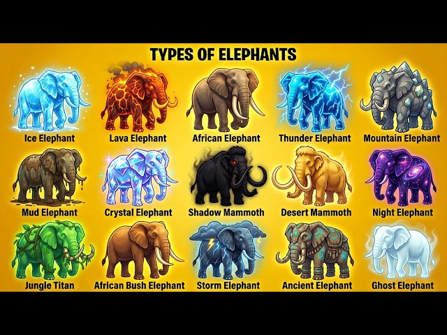 Unbelievable Elephant Types You Didn’t Know Exist!