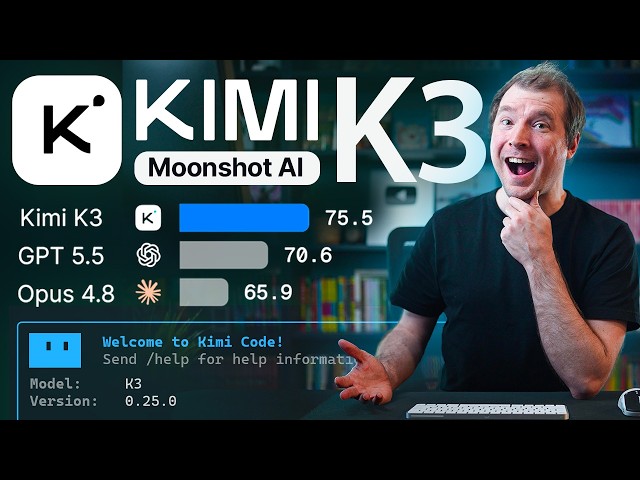 Kimi K3 for 3D Web Design and Coding is Insane!