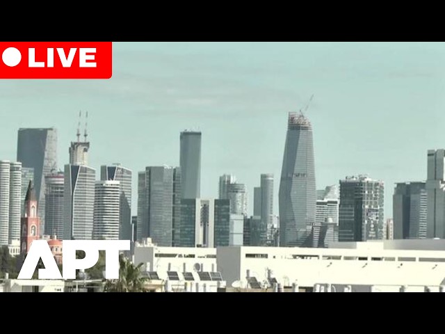 WATCH LIVE: Tel Aviv Skyline as Israel Targets ‘Heart of the City’ in Tehran During Iran War | APT