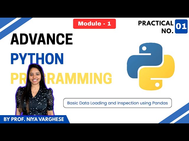 Advance Python Programming | DS | Module 1 | Practical 1 by Prof. Niya Varghese
