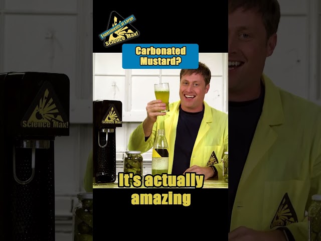 Would you try carbonated mustard? | Science Max #shorts