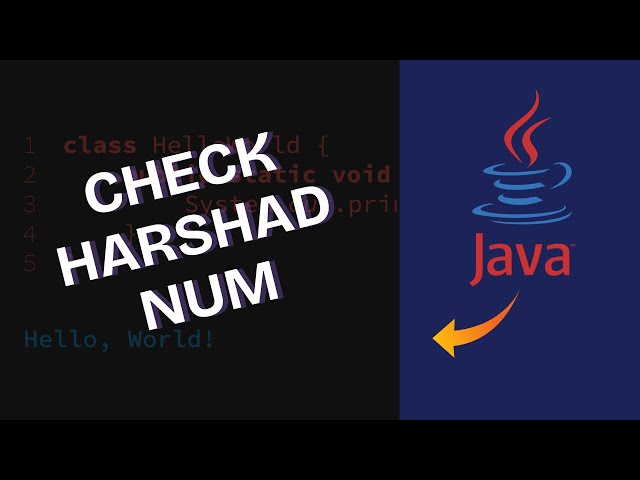 How to Check Harshad Number in Java 2025?