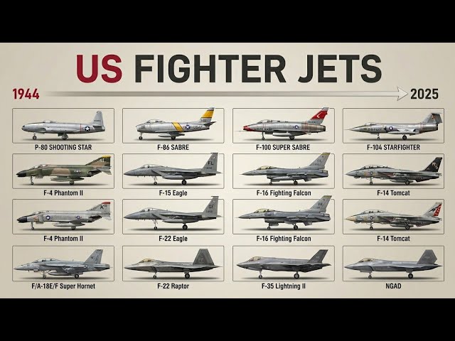 Every U.S. Fighter Jet Ever Made