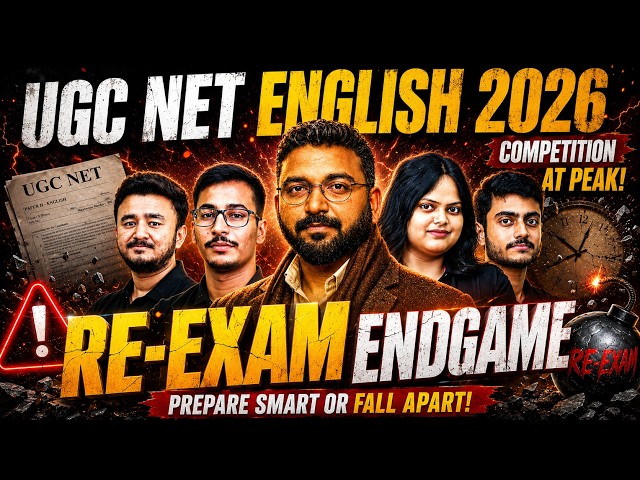 UGC NET English June RE-EXAM 2026 🔥ENDGAME | Final Strategy & Preparation