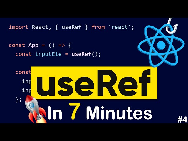 useRef Hook in React - [ EASIEST WAY ]