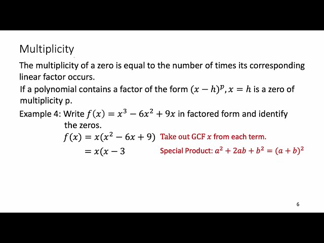 A2 U4 Zeros and Multiplicity