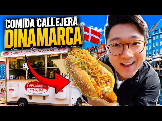 COMIDA CALLEJERA de DINAMARCA - ¿Qué comen los DANESES?
