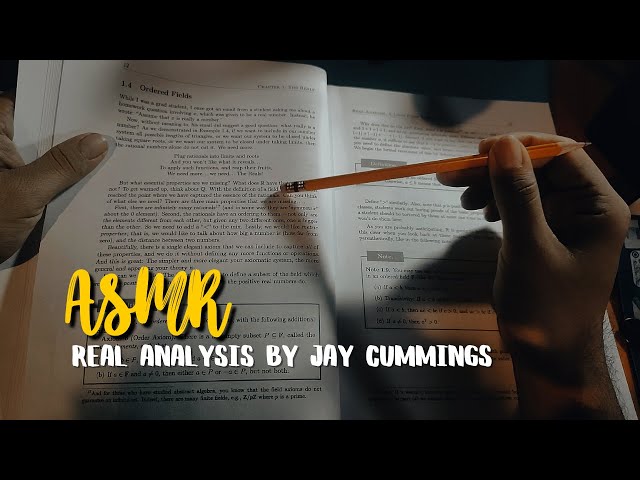 Mostrando Libro de Analisis Real de Jay Cummings Cap 1 | ASMR NO TALKING