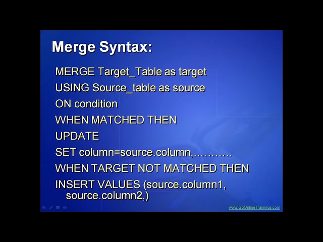 MSBI ( SSIS  20 ) Session 40   Incr Loading with Merge from SQL 1