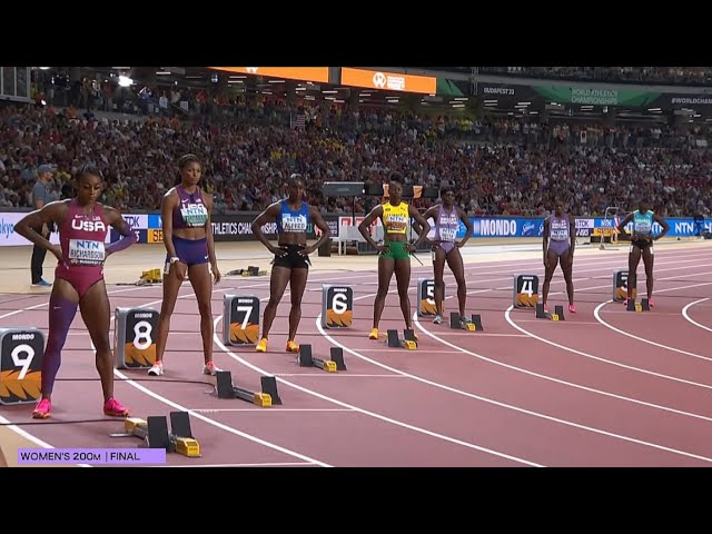 OMG FASTEST 200M HISTORY USA DESTROYED JAMAICA SHERICKA JACKSON INSANE SPEED 