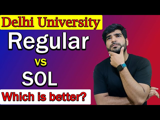 SOL vs REGULAR College | Delhi University | Degree Value | Future Value |