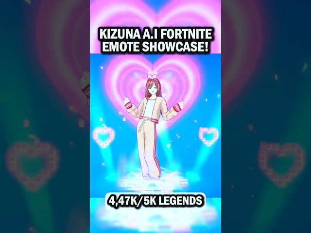 Kizuna Ai Fortnite Emote Showcase 🔥