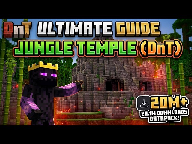 DnT Jungle Temple Guide to Exploration! - Minecraft Datapack - Dungeons and Taverns