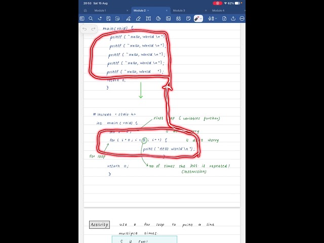 C programming course 1 one shot !