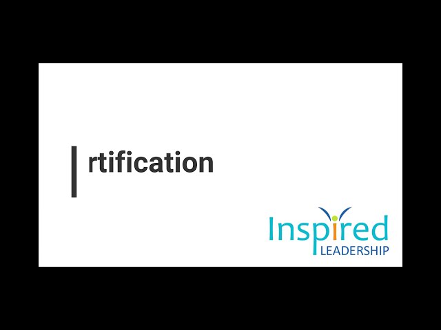 Facilitator Certification