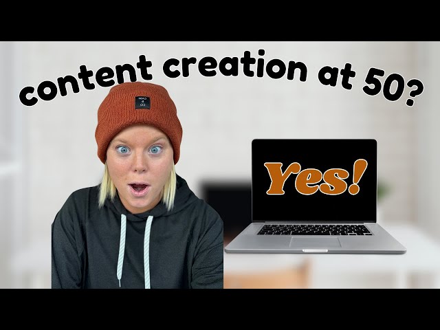 How to Become a Content Creator in Your 50s & 60s (No Experience Needed!)