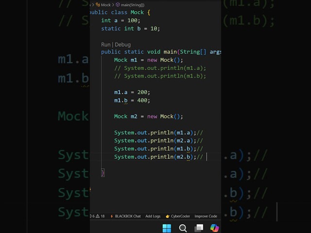 #2 Java Coding MCQ Questions For Interview | Answer In Comments #shorts  b#java @RealJavaExperience