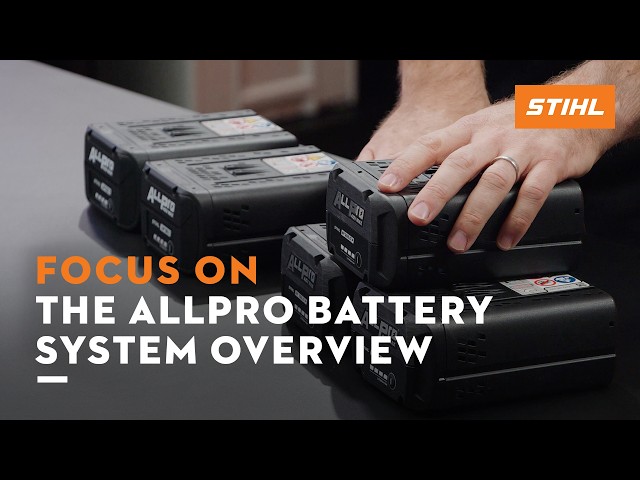 The ALLPRO battery system overview | STIHL Focus On