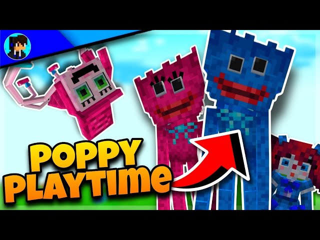 How to Get POPPY PLAYTIME CHARACTERS in Minecraft Bedrock! (Addon Review)