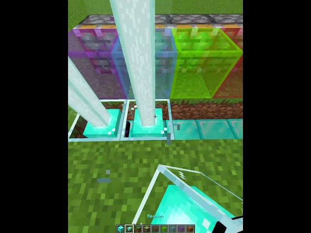 Best way to make an super simple color changing super cool rainbow beacon system in #minecraft