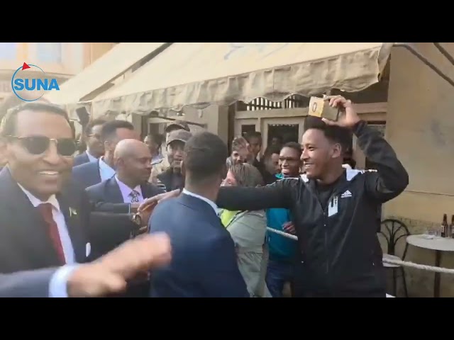 Massive receptions for the Prime Minister and President Afwerki in the streets of Asmara