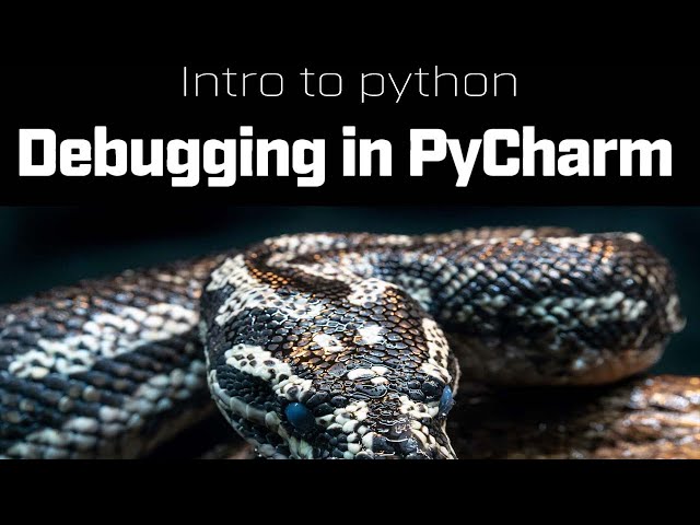 Intro to Python : Debugging in PyCharm P7