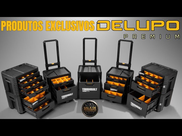 GAVETEIROS STACK TECH TOUGHBUILT EXCLUSIVOS DA DELUPO APROVEITE! #toughbuilt