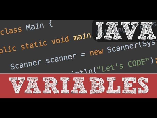 Variables in Java - Programming tutorial