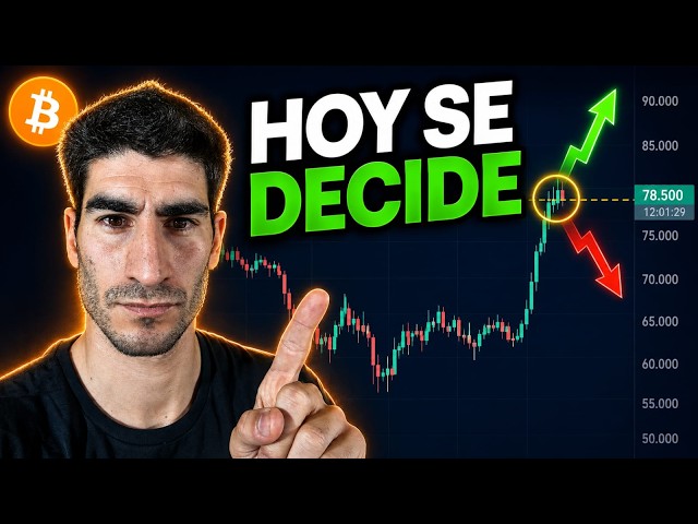 ⚠️ Bitcoin en Zona DECISIVA — Hoy se Define Todo