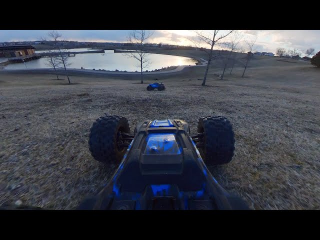 Traxxas eRevo wearing the 360 cam - 5.3k video