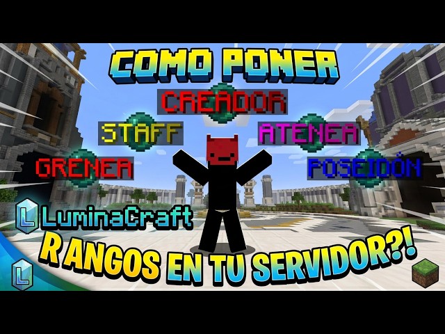 Como poner rangos en Minecraft😎!!??