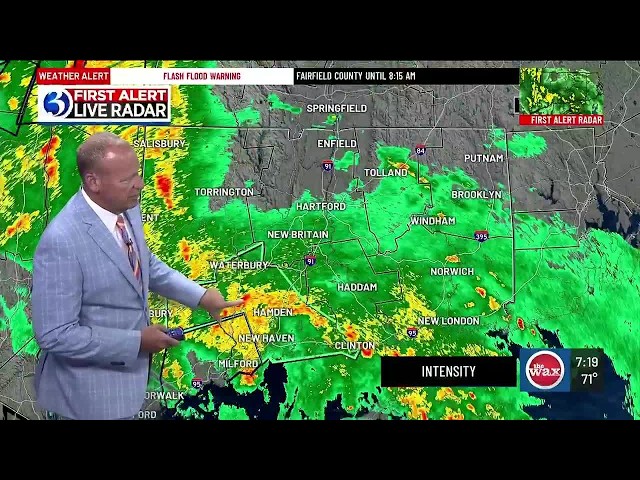 FORECAST: Heavy rain, flash flooding a concern on a First Alert Weather Day