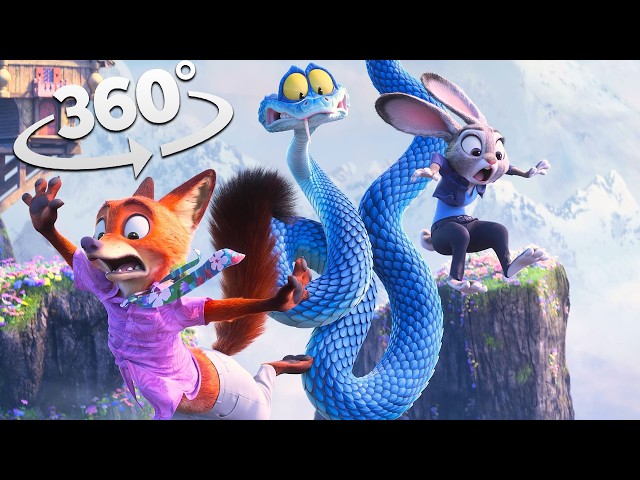 Zootopia 2 BEST VR Moments Compilation 🐰🔥 | 360° 4K