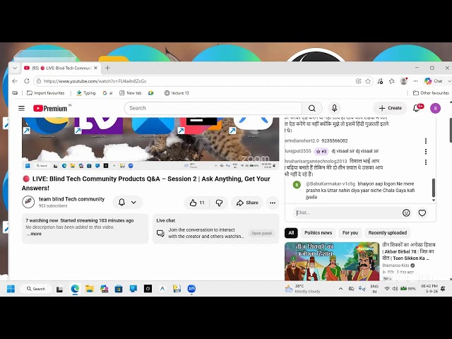 🔴 LIVE: Blind Tech Community Products Q&A – Session 2 | Ask Anything, Get Your Answers!