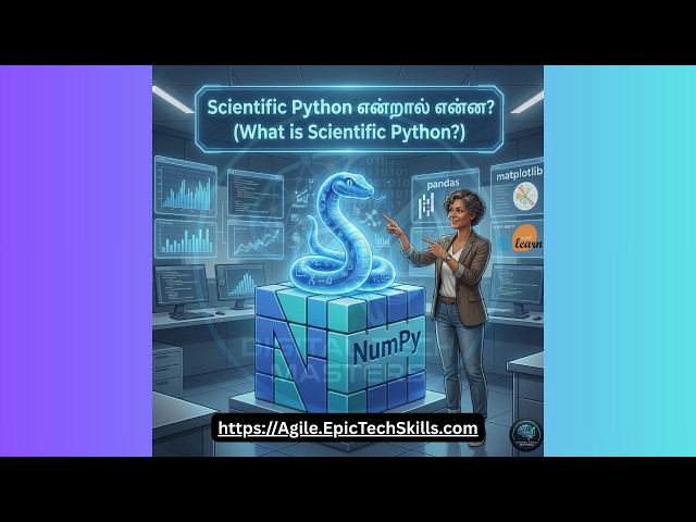How Engineers Use Python | SciPy vs NumPy Explained in Tamil 🐍 - www.Agile.EpicTechSkills.com