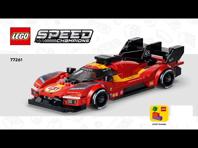 LEGO Instructions - Speed Champions - 77261 - Ferrari 499P - Ferrari