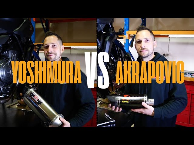Yoshimura vs Akrapovic – MT-07 Full Exhaust Sound Comparison