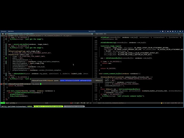 Learning Vulkan fixing the triangle C graphics programming 1.9.1