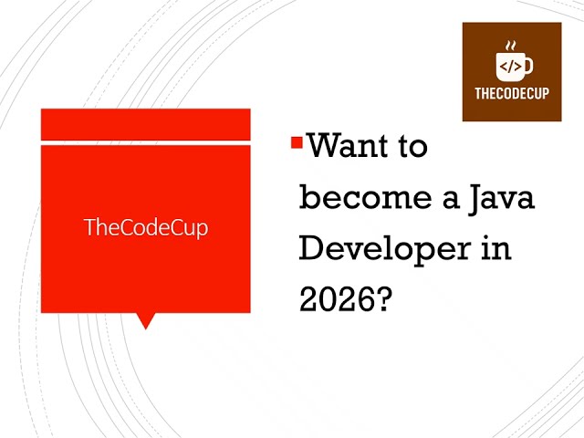 How to Become a Java Developer in 2026