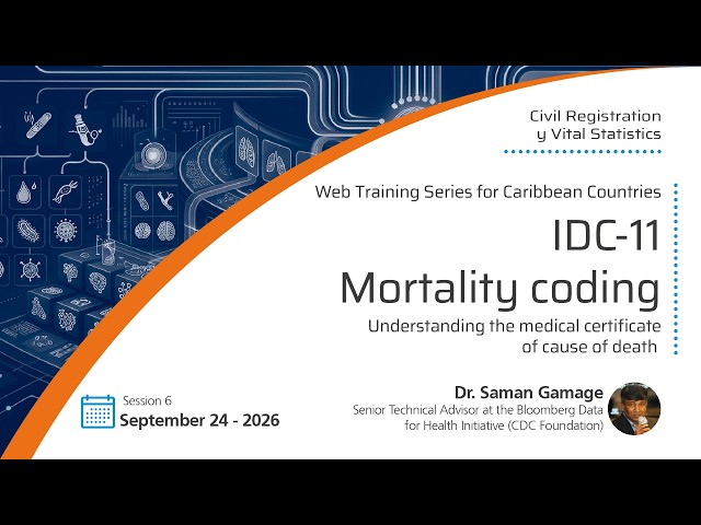 ICD-11 Training Series | Session 6: Understanding the Medical Certificate of Cause of Death
