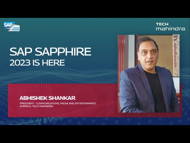 Tech Mahindra at SAP SAPPHIRE 2023 - Abhishek Shankar