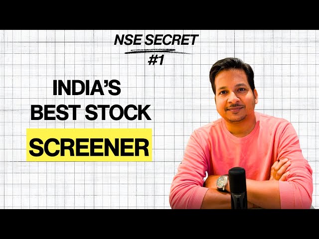 NSE Secret Screener: Identify the Best Stocks for Swing Trading! 🔥