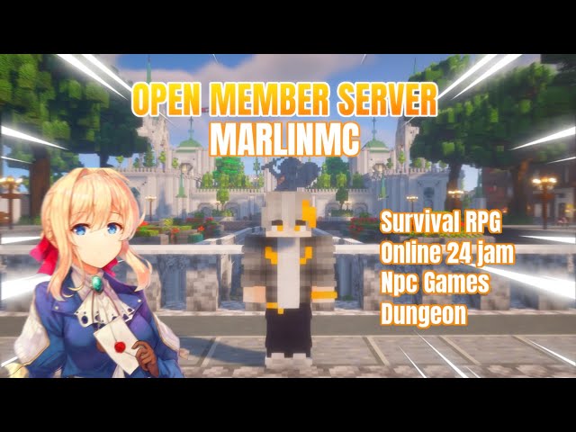 OPEN MEMBER SERVER PE 1.21+ TERBARU - SERVER MINECRAFT INDONESIA