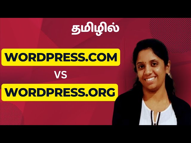 wordpress.com vs wordpress.org intamizh #wordpresstamizh #whatiswordpresstamizh