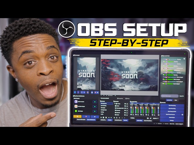 How To Setup OBS Studio Like A PRO! - (Best Settings, Overlays, Audio & MORE)