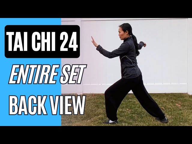 Tai Chi Yang Style 24 Form | Full Set Back View with Verbal Cues