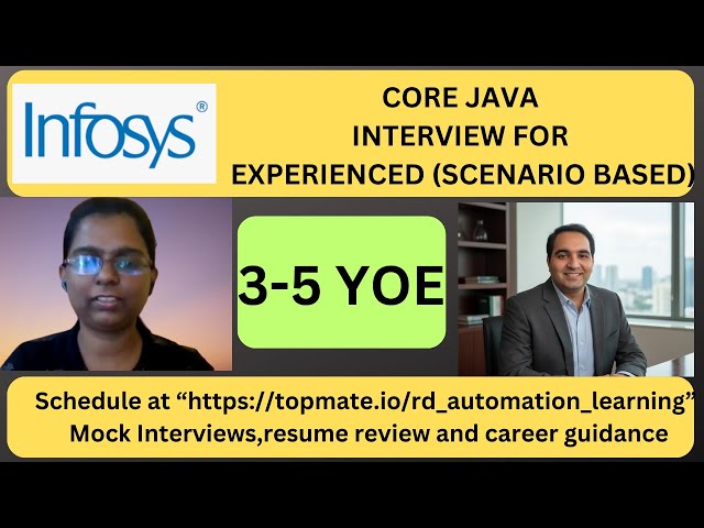 Infosys Java Interview Experience | Real-Time Java Interview Questions & Answers (2026)